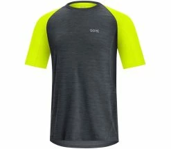 GOREWEAR R5 Hommes Haut Running | KELLER SPORTS [FR] Black/neon Yellow