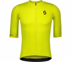 SCOTT RC Premium Hommes Maillot Vélo | KELLER SPORTS [FR] Sulphur Yellow/black