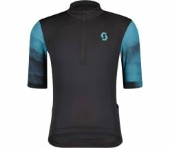 SCOTT Gravel 10 Hommes Maillot Vélo | KELLER SPORTS [FR] Black/nile Blue