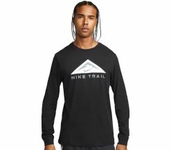 NIKE Dri-FIT Trail Hommes Longsleeve | KELLER SPORTS [FR] BLACK