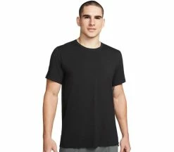 NIKE Yoga Dri-FIT Hommes T-shirt Sport | KELLER SPORTS [FR] BLACK/IRON GREY