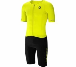 SCOTT RC Premium Kinetech Hommes Maillot Vélo | KELLER SPORTS [FR] Sulphur Yellow/black