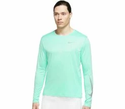 NIKE Dri-FIT Miler Run Division Hommes T-shirt à Manches Longues | KELLER SPORTS [FR] GREEN GLOW/REFLECTIVE SILV