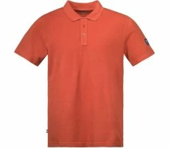 DOLOMITE Gard Hommes Polo Outdoor | KELLER SPORTS [FR] Dark Orange