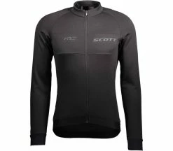 SCOTT RC Warm Hommes Maillot Vélo | KELLER SPORTS [FR] Black