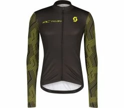 SCOTT RC Team 10 Hommes Maillot Vélo | KELLER SPORTS [FR] Black/sulphur Yellow