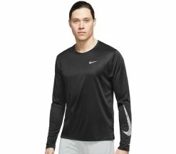 NIKE Dri-FIT Miler Run Division Hommes T-shirt à Manches Longues | KELLER SPORTS [FR] BLACK/REFLECTIVE SILV