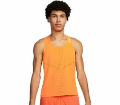 NIKE Dri-FIT Advantage AeroSwift Hommes Débardeur Running | KELLER SPORTS [FR] TOTAL ORANGE/GHOST GREEN