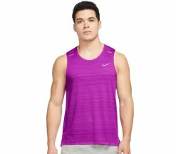 NIKE Dri-FIT Miler Hommes Débardeur Running | KELLER SPORTS [FR] VIVID PURPLE/REFLECTIVE SILV
