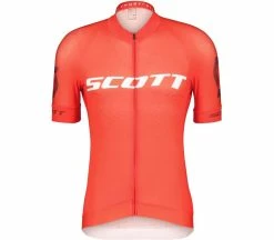 SCOTT RC Pro Hommes T-shirt | KELLER SPORTS [FR] Fiery Red/white