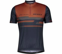 SCOTT RC Team 20 Hommes Maillot Vélo | KELLER SPORTS [FR] Rust Red/midnight Blue