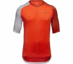 GOREWEAR C5 Hommes Maillot Vélo | KELLER SPORTS [FR] Fireball/white