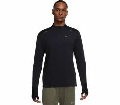 NIKE Therma-FIT Repel Element Hommes T-shirt à Manches Longues | KELLER SPORTS [FR] BLACK/REFLECTIVE SILV