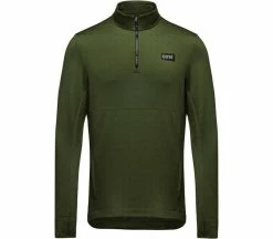 GOREWEAR Everyday Thermo Hommes Longsleeve | KELLER SPORTS [FR] Utility Green