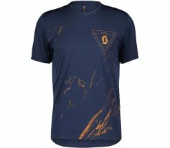 SCOTT Trail Flow Pro Hommes Maillot Vélo | KELLER SPORTS [FR] Midnight Blue/copper Orange